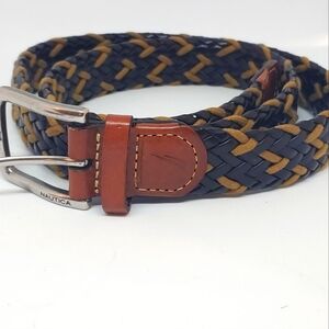 Men's Nautica Braided Belt Size Small 30-32